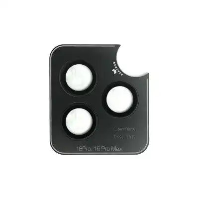 Kinglas Metal Ring HD Tempered Glass Camera Lens Protector Film for iPhone 16 Pro / 16 Pro Max / 14 Pro / 14 Pro Max Kinglas