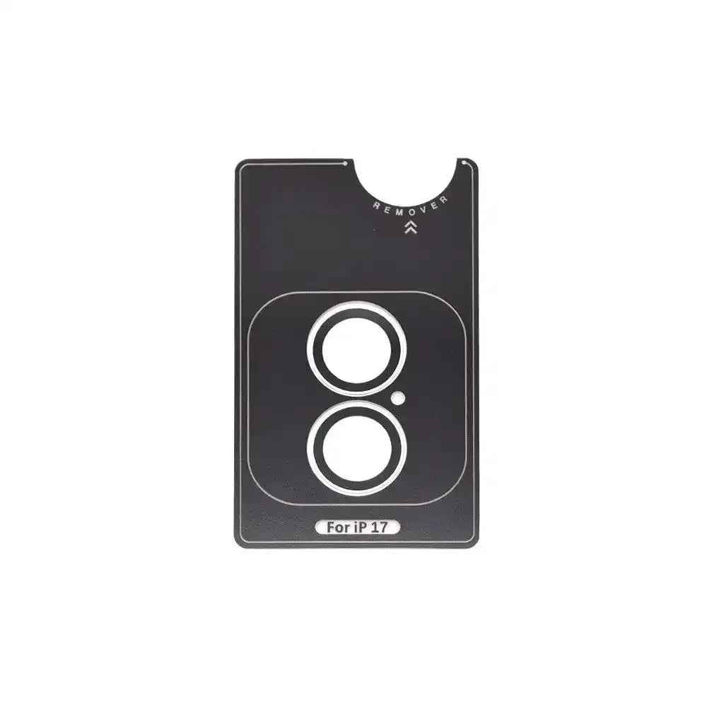 Kinglas Metal Ring HD Tempered Glass Camera Lens Protector Film for iPhone 17