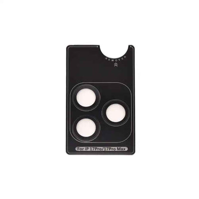 Kinglas Metal Ring HD Tempered Glass Camera Lens Protector Film for iPhone 17 Pro / Pro Max