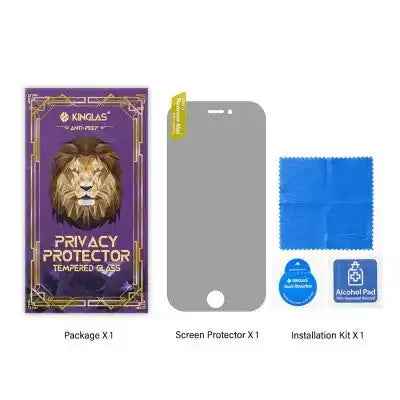 Kinglas Privacy Tempered Glass Screen Protector For iPhone 7 8