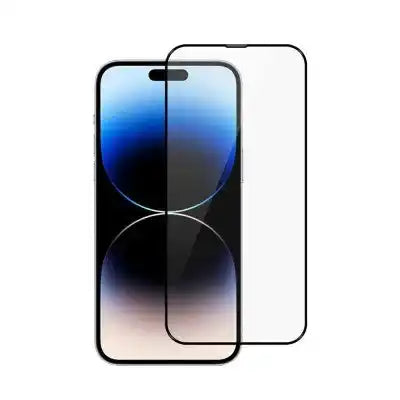 Kinglas Screen Printing Full Screen Black Edge Tempered Glass Screen Protector for iPhone 14 Pro Kinglas