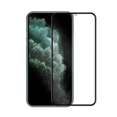 Kinglas Screen Printing Full Screen Black Edge Tempered Glass Screen Protector for iPhone XR 11
