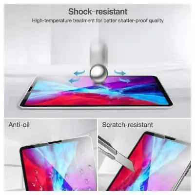 Kinglas Tempered Glass Screen Protector For iPad Pro 12.9 (2018) 12.9 (2020) 12.9 (2021) (with Wholesale Package)