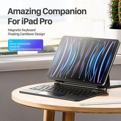 MK Series Keyboard with Protective Case for iPad Air 11(2024/2025)/iPad Air 4/5/iPad Pro 11(2018/2020/2021/2022) Apple
