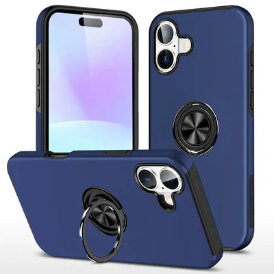 Magnetic Ring Holder Shockproof Case Cover for iPhone 17 Redefine