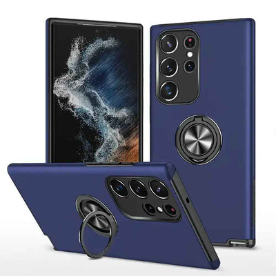 Magnetic Ring Holder Shockproof Cover Case for Samsung Galaxy S25 Ultra