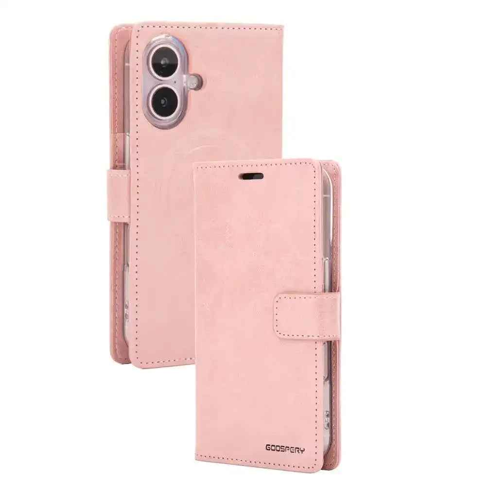 Mercury Blue Moon Diary Case With Magnetic Ring for iPhone 17