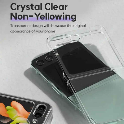Mercury Clear Hard Case Cover for Samsung Galaxy Z Flip 6
