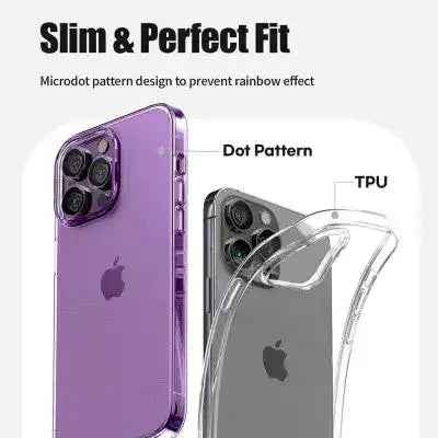 Mercury Transparent Pearl Jelly Case Cover for iPhone 16 Pro Max-Transparent