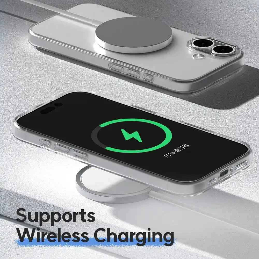 Mercury Transparent Pearl Jelly Case Cover for iPhone 17 Pro Max