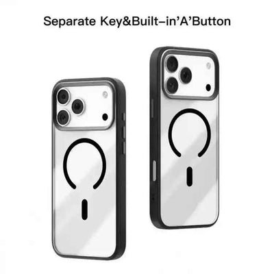 Mutural Mist MagSafe Series Magnetic PC Hybrid TPU Phone Case