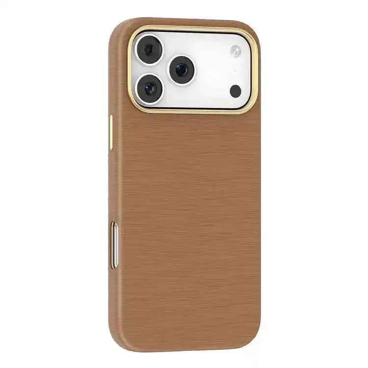 Mutural Rhyme Series Satin Texture Leather MagSafe Phone Case