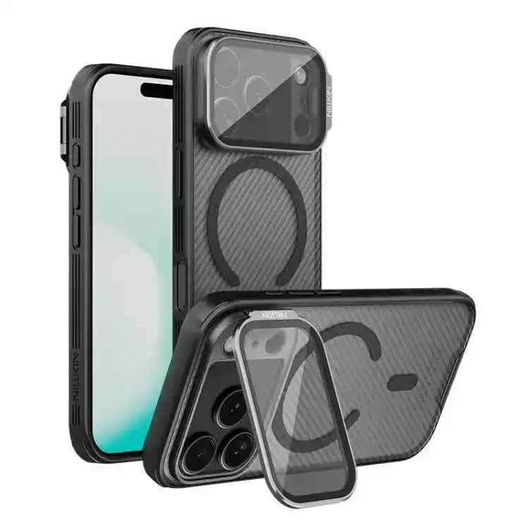 NILLKIN CamShield Prop Transparent Mirror Cover MagSafe Magnetic Translucent PC Phone Case