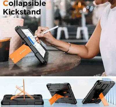 Pure Guardian iPad 10.9 (10th Gen.) | IP68 Waterproof, Shock & Dust Proof Case With Hand Strap & Kickstand