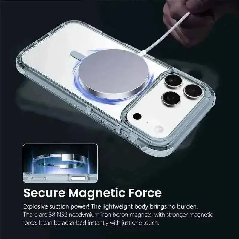 REDEFINE Echo Wave Ultimate Impact Protection Transparent Case Cover for iPhone 17