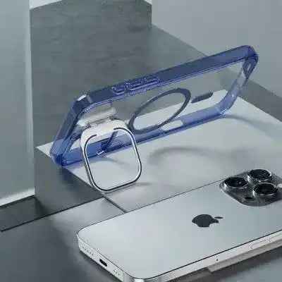 REDEFINE Lens Flip Stand Transparent Magsafe Case for iPhone 16 Pro