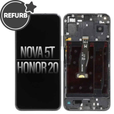 (Service Pack) LCD Screen Repair for Huawei Honor 20 nova 5T REFURB -Black