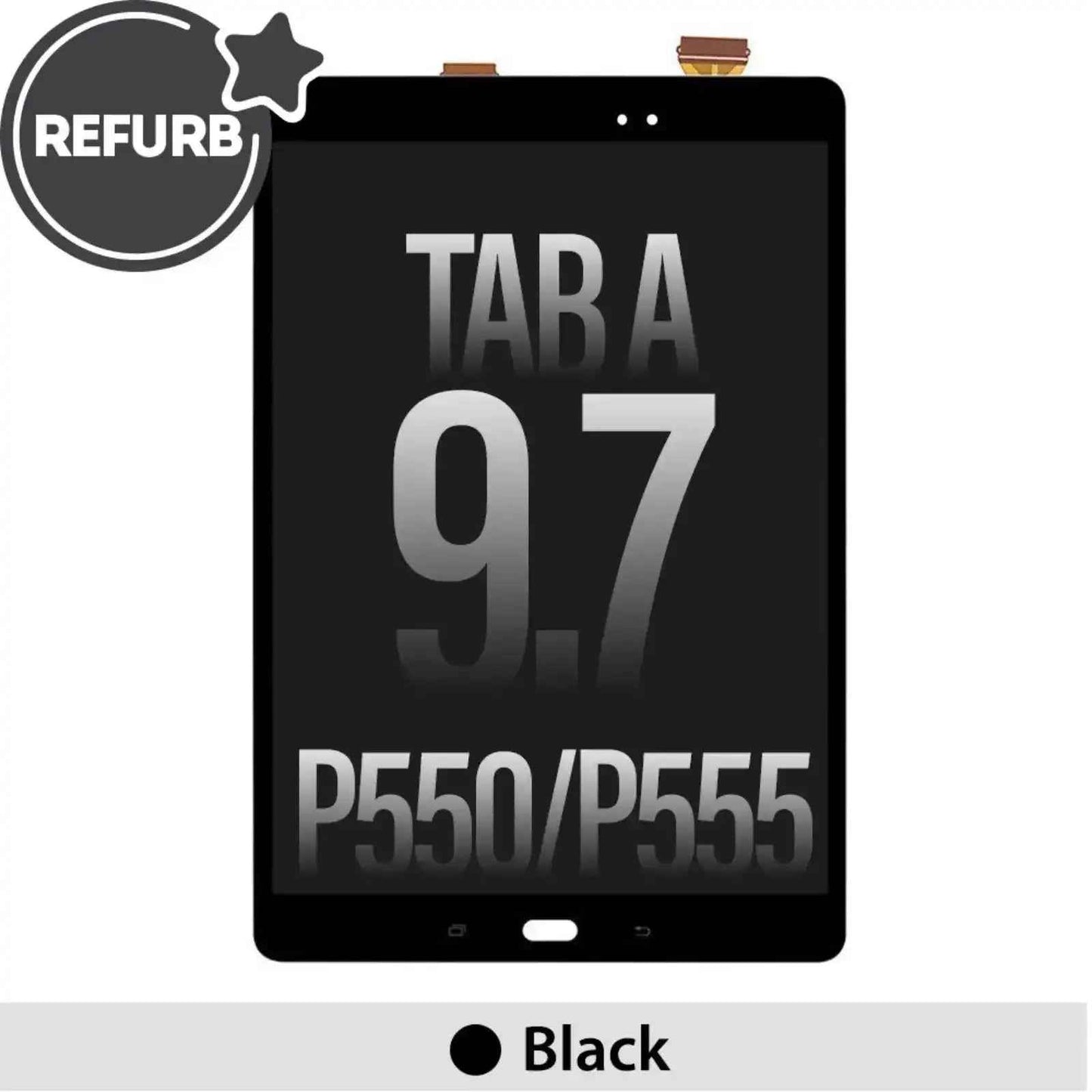 REFURB LCD Screen Repair for Samsung Galaxy Tab A 9.7 P550 P555 -Black