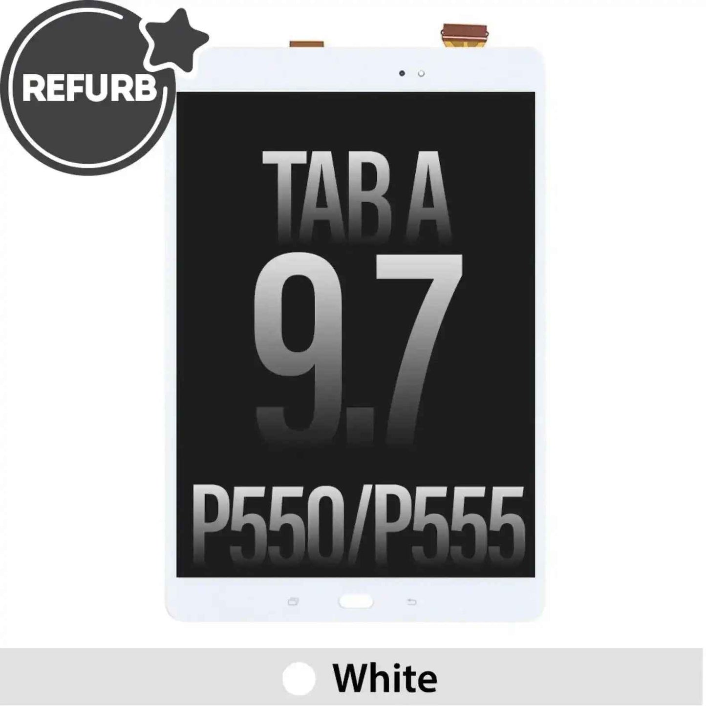 REFURB LCD Screen Repair for Samsung Galaxy Tab A 9.7 P550 P555 (Wi-Fi) -White