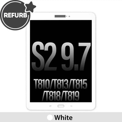 REFURB LCD Screen Repair for Samsung Galaxy Tab S2 9.7 T810 T813 T815 T818 T819 -White
