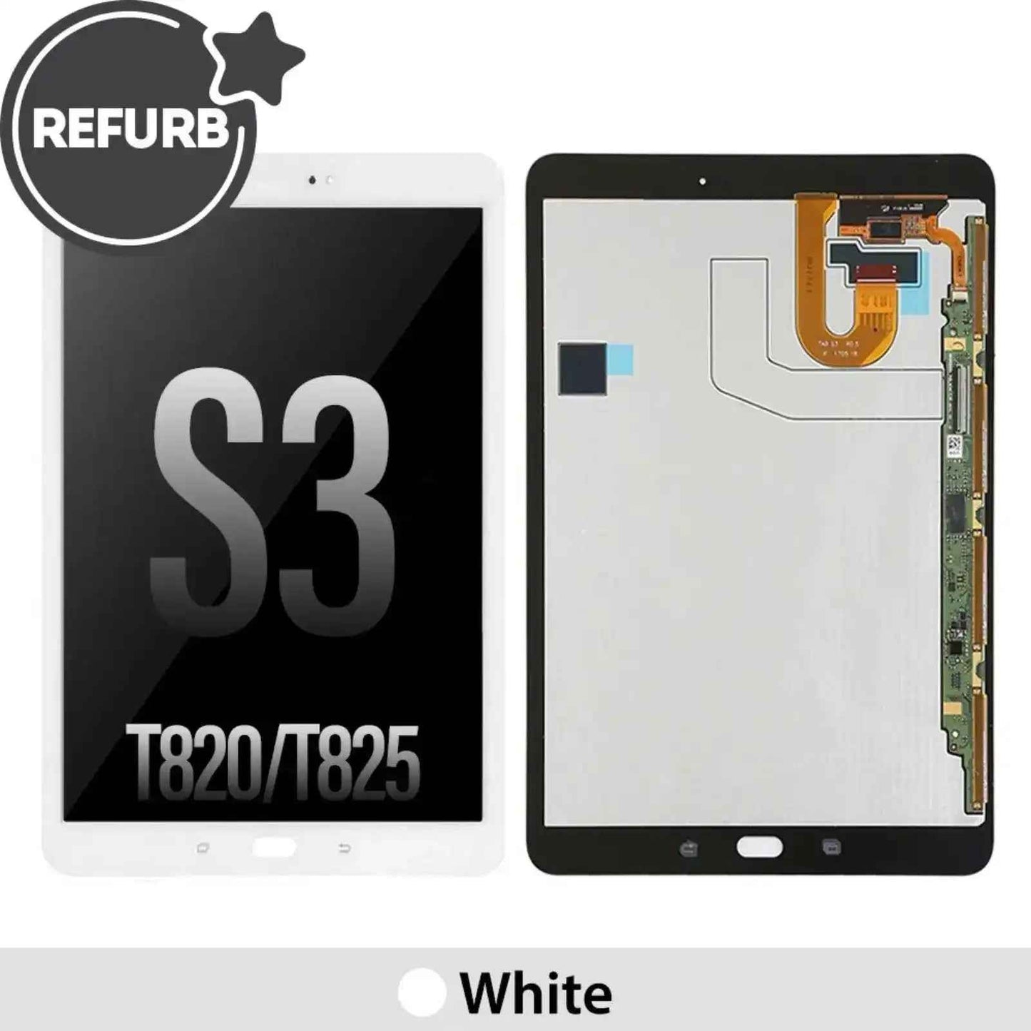REFURB LCD Screen Repair for Samsung Galaxy Tab S3 9.7 T820 (Wi-Fi) T825 (3GLTE) -White