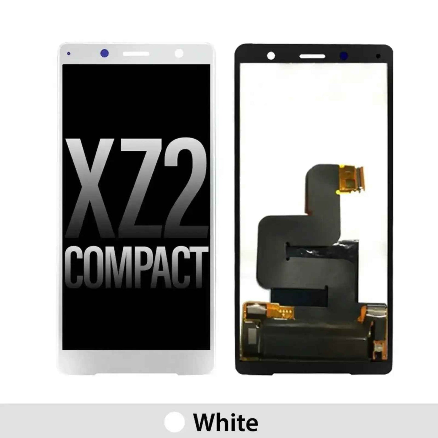 REFURB LCD Screen Repair for Sony Xperia XZ2 Compact -White
