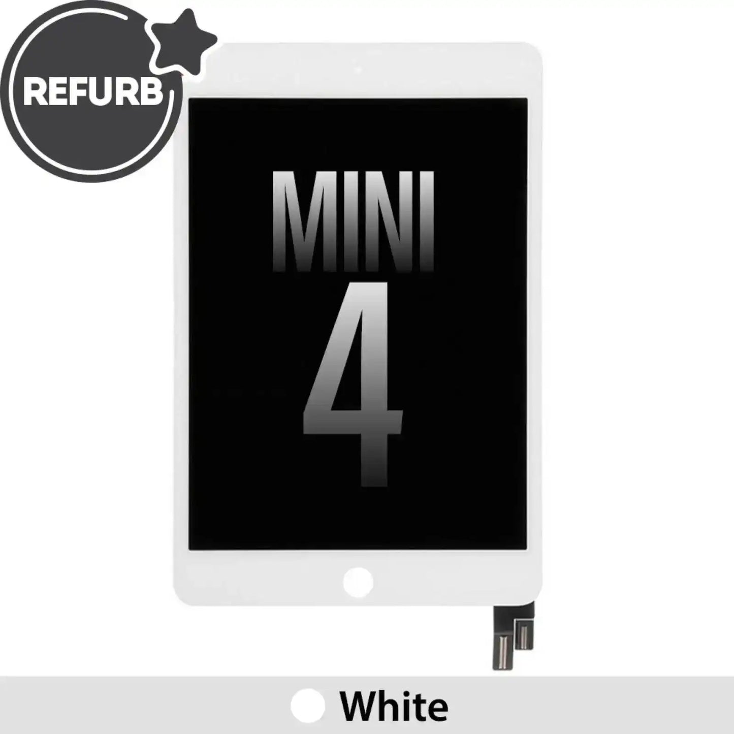 REFURB LCD Screen Repair for iPad Mini 4 - White - MyMobile