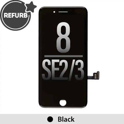 REFURB LCD Screen Repair for iPhone 8 SE (2020) SE (2022) -Black