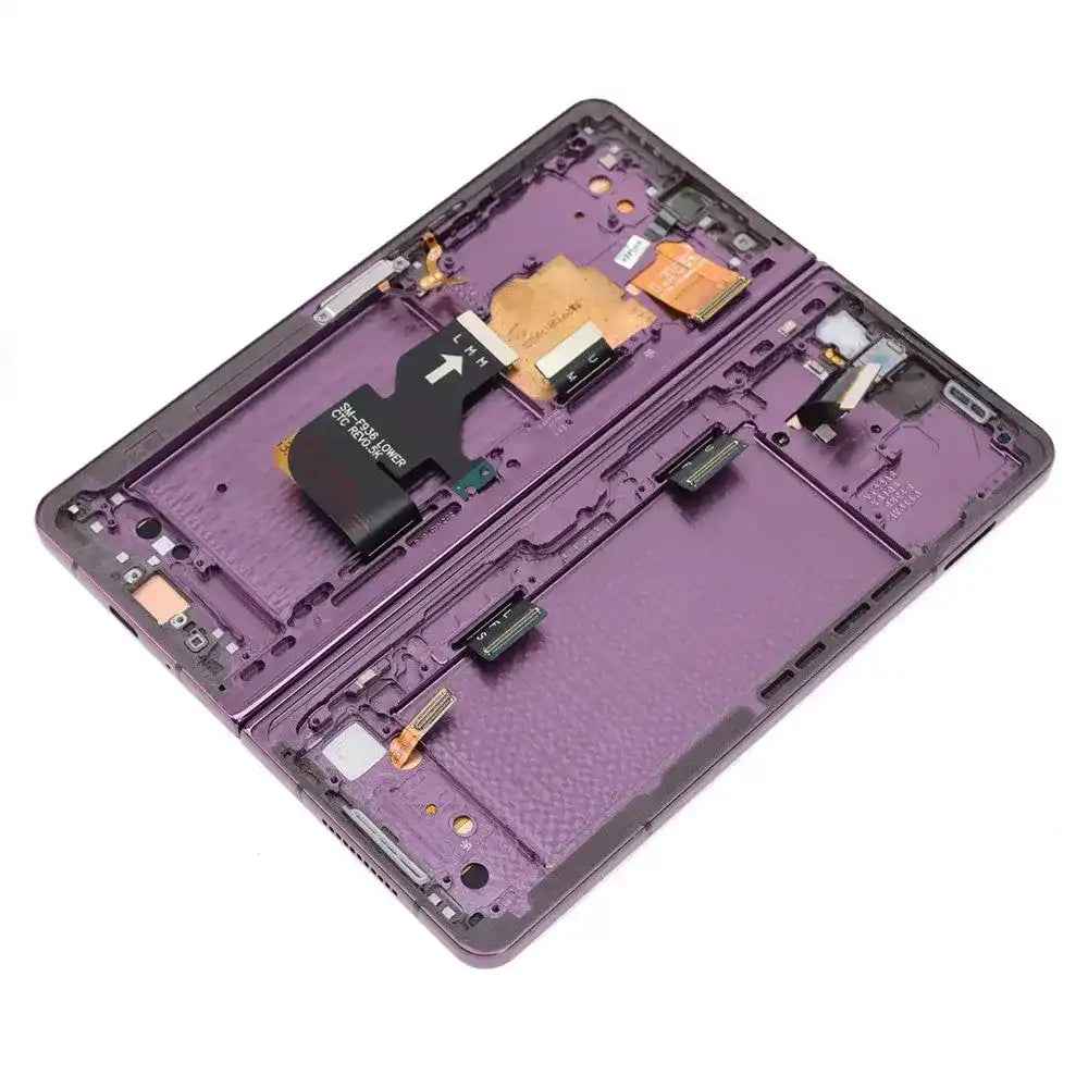 REFURB OLED Assembly Replacement with Frame for Samsung Galaxy Z Fold4 F936B-Burgundy