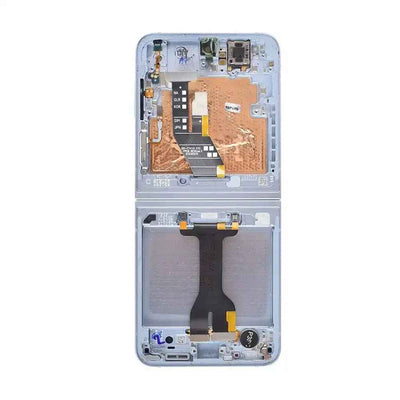 REFURB OLED Screen Replacement with Frame for Samsung Galaxy Z Flip6 5G F741B-Blue