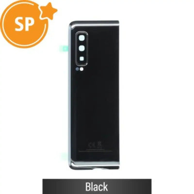 Rear Battery Cover For Samsung Galaxy Fold F900F GH82-19587B (Service Pack)-Black SP - Service Pack OEM
