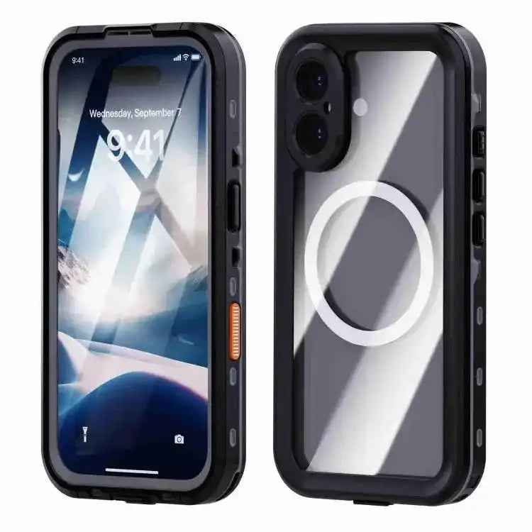 RedPepper Transparent Dot IP68 Waterproof Triple-proof MagSafe Phone Case