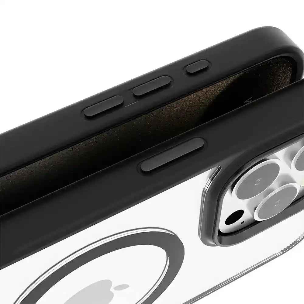 Redefine Metal Camera Lens Transparent Case Cover With Magnetic Ring for iPhone 17 Pro Max