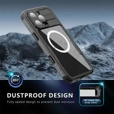 Redpepper Dot+ IP68 Waterproof Case with Magnetic Ring for iPhone 16 Pro Max Magsafe Redefine