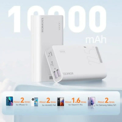 Romoss Sense4SF 22.5W 10000mAh Mini Power Bank-White romoss
