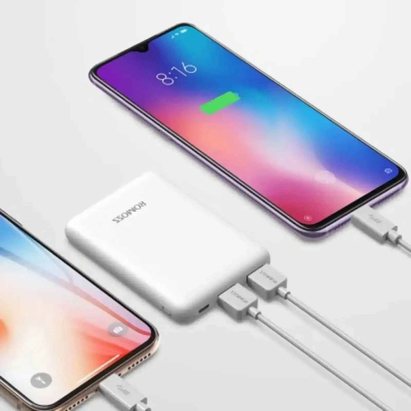 Romoss Sense8P+ 18W 30000mAh Super Fast Charge Power Bank-White