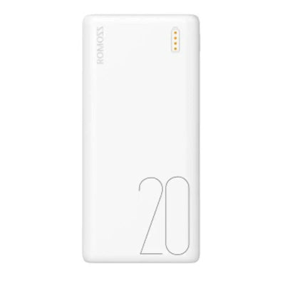 Romoss Simple20 20000mAh Super Fast Charge Power Bank-White romoss