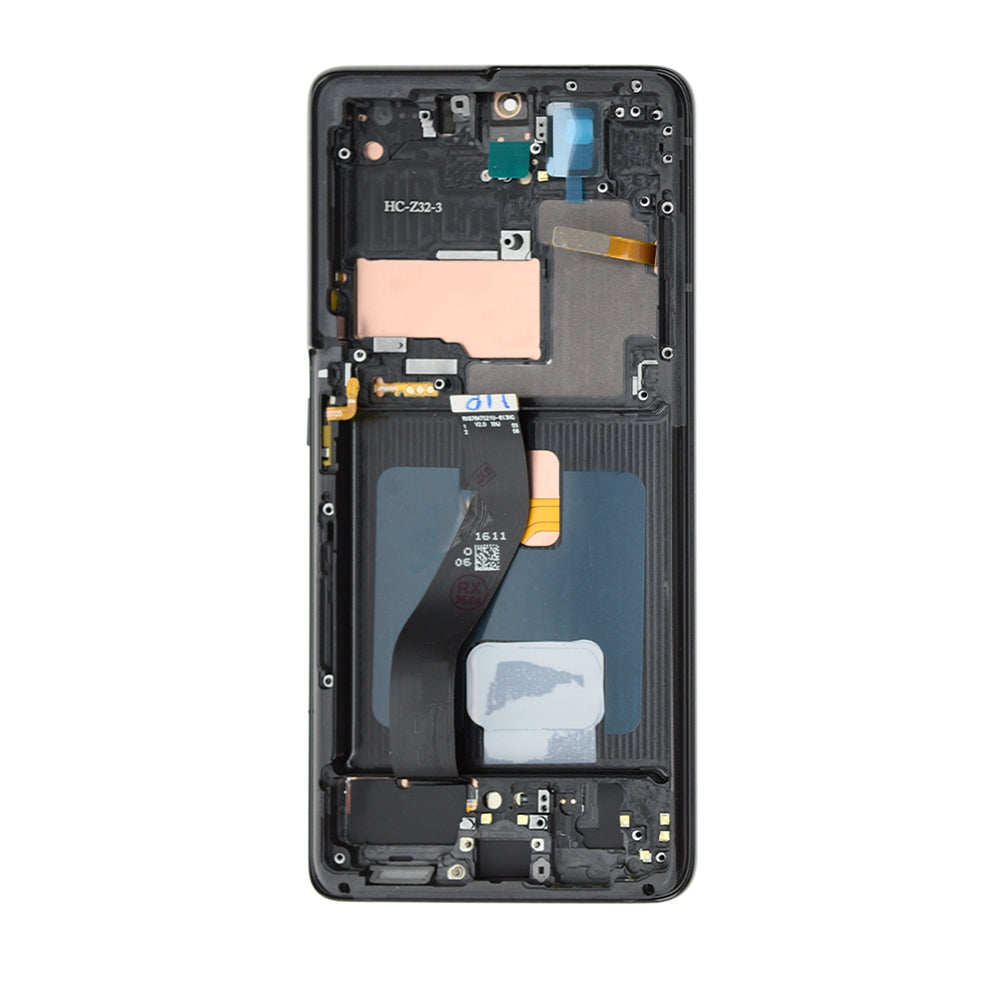 Samsung Galaxy S21 Ultra 5G G998B AMPLUS OLED Screen Replacement Digitizer with Frame-Phantom Black