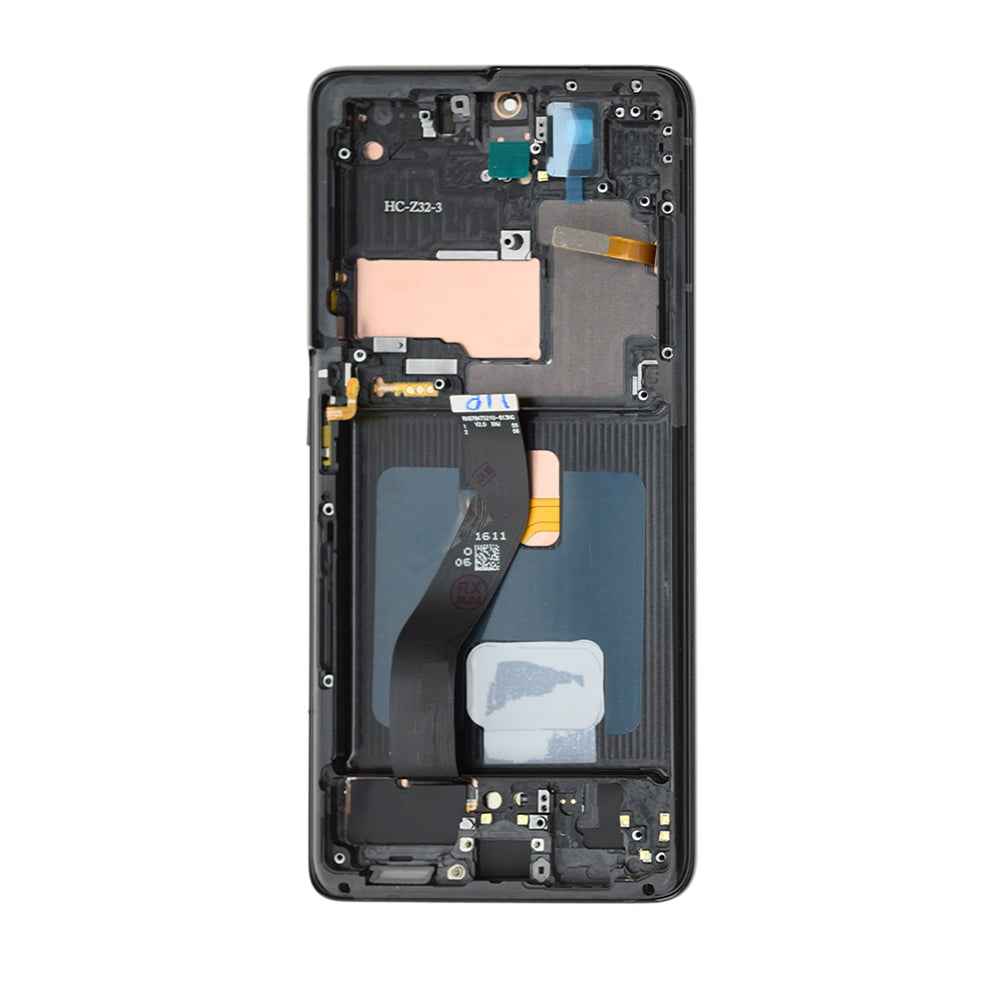 Samsung Galaxy S21 Ultra 5G G998B AMPLUS OLED Screen Replacement Digitizer with Frame-Phantom Black
