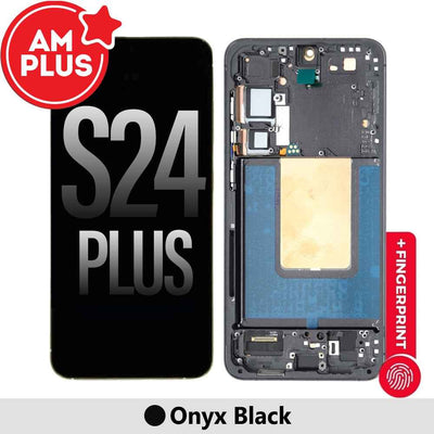 Samsung Galaxy S24 Plus S926B AMPLUS OLED Screen Replacement with Frame-Onyx Black