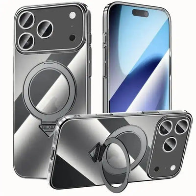 SULADA Electroplated Transparent MagSafe Holder Phone Case SULADA