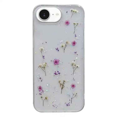 Gypsophila Flowers Pattern TPU Protective Phone Case