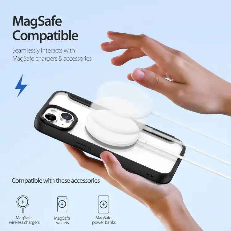 RFID Blocking Adsorption Flip MagSafe Leather Phone Case