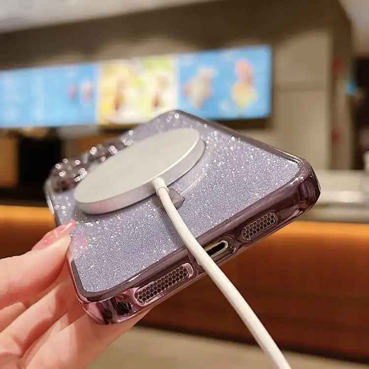 Glitter Electroplating MagSafe TPU Phone Case
