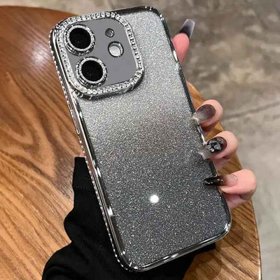 Diamond Gradient Glitter TPU Phone Case