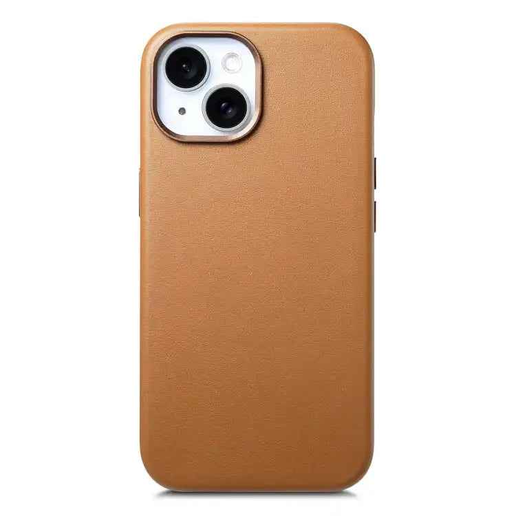 Electroplated Metal Button MagSafe Phone Case