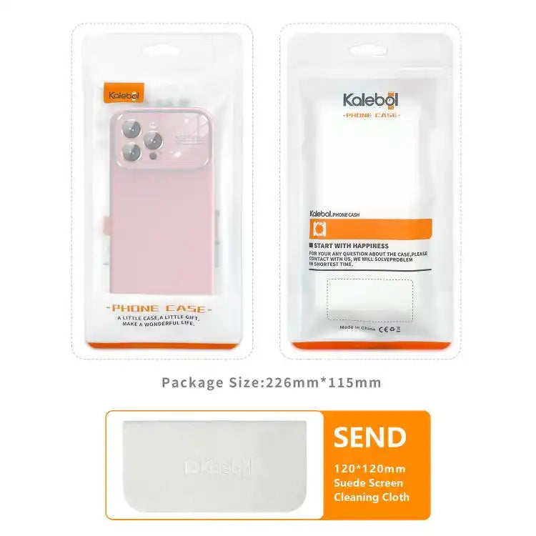 Kalebol Large Windows Frosted Liquid Silicone Phone Case