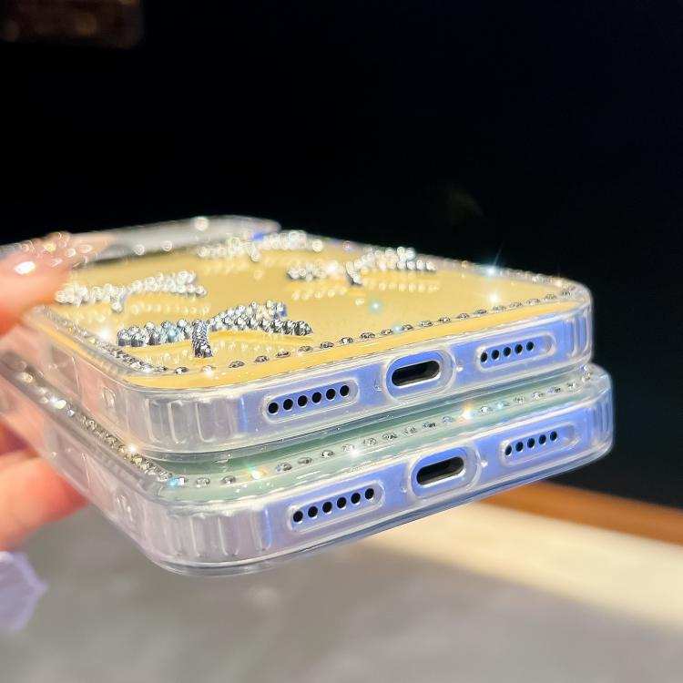 Diamond Glitter Bow-knot Four-Corner Shockproof Phone Case