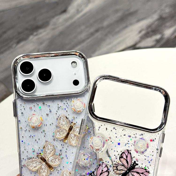 Glitter 3D Butterfly TPU Phone Case