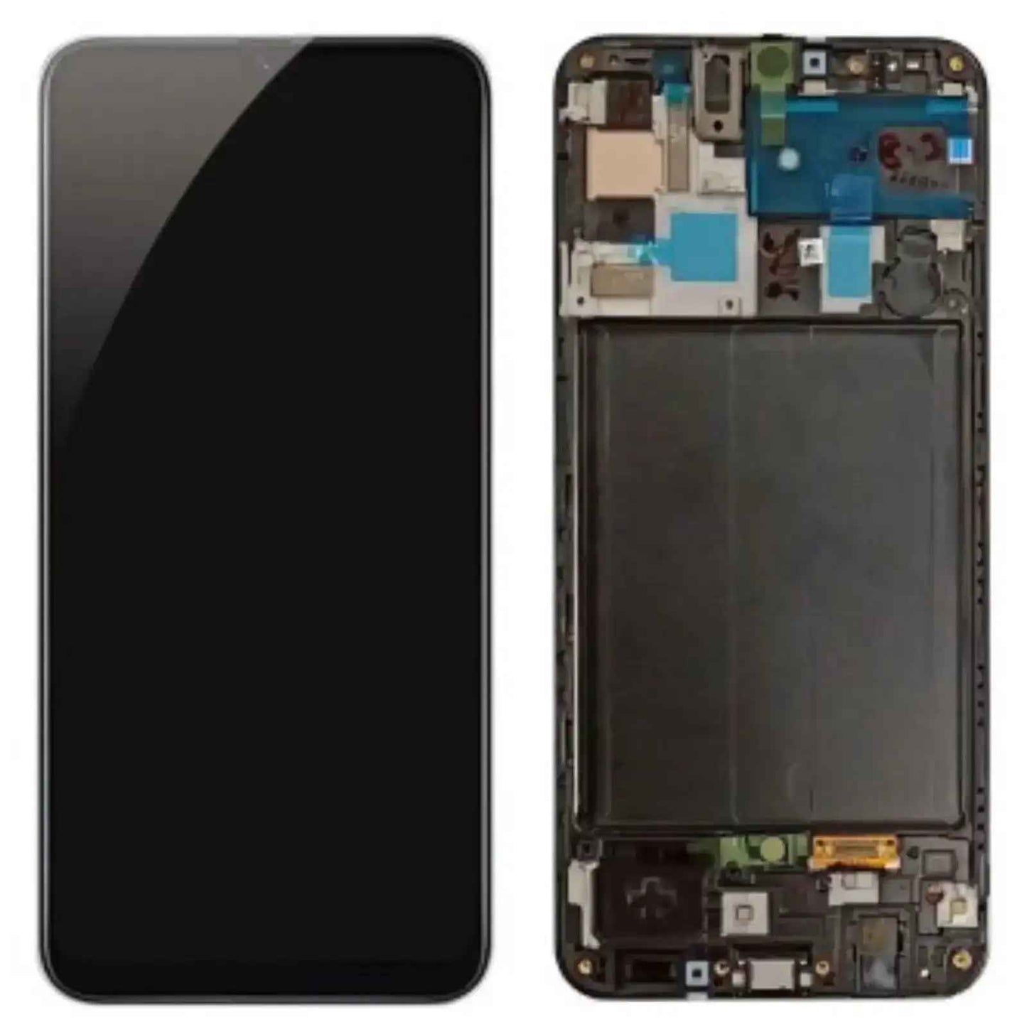 Samsung Galaxy A50 A505F REFURB OLED Screen Replacement Digitizer with Frame-Black